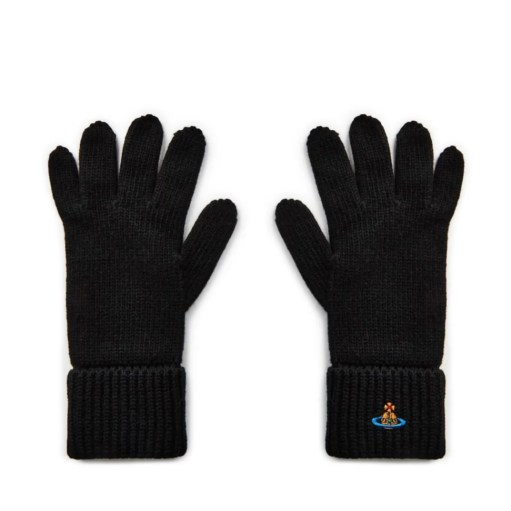 Gloves-Scarves-Umbrellas*Vivienne Westwood Viv Orb Glove in Black