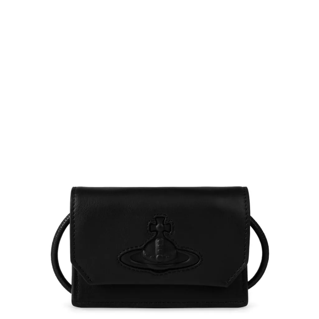 Wallets*Vivienne Westwood Viv Strap Crdhldr in Black