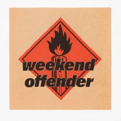 T-Shirts And Vests*Weekend Offender Blue Line Graphic T-Shirt in White