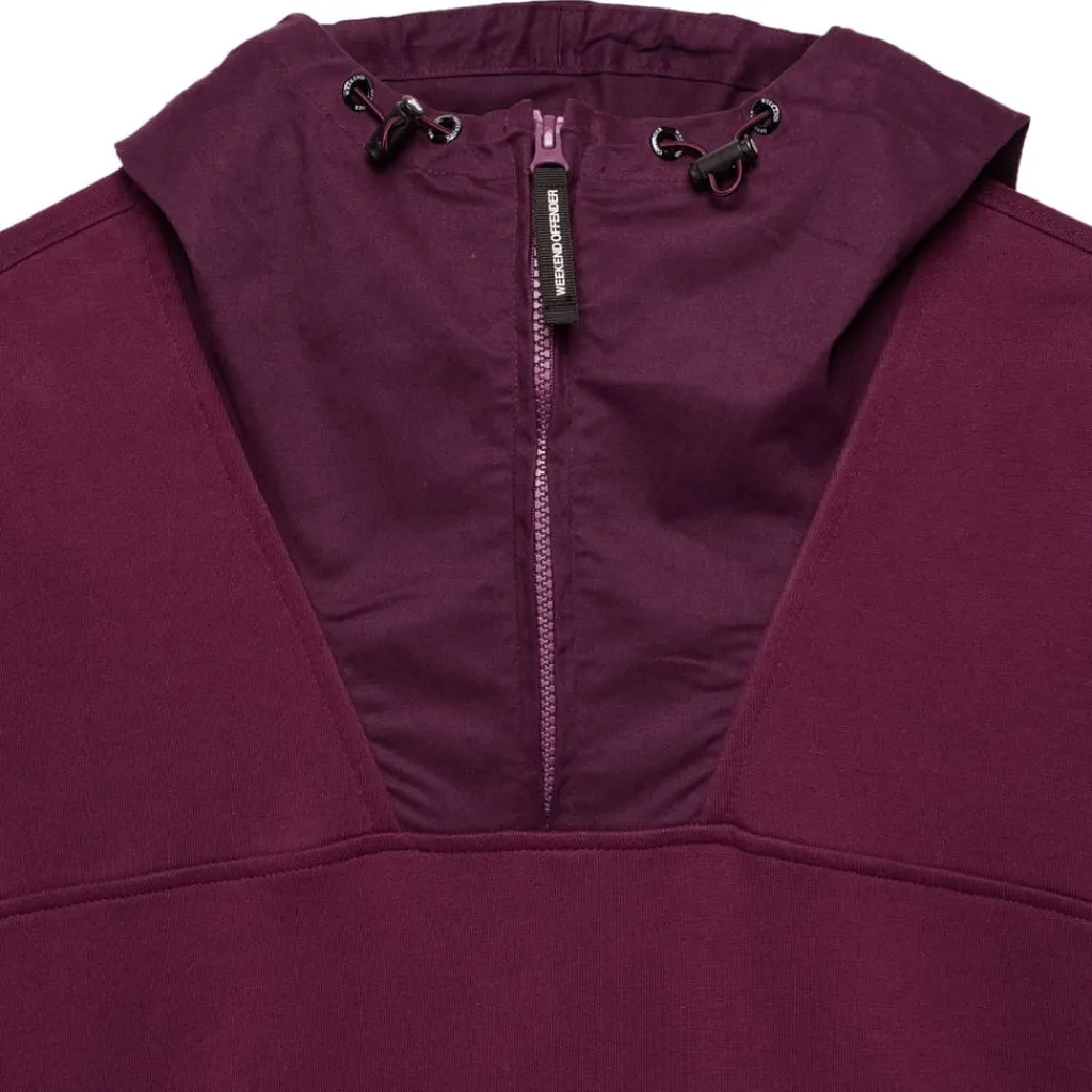 Sweatshirts*Weekend Offender Hamilton Hoodie in Berry