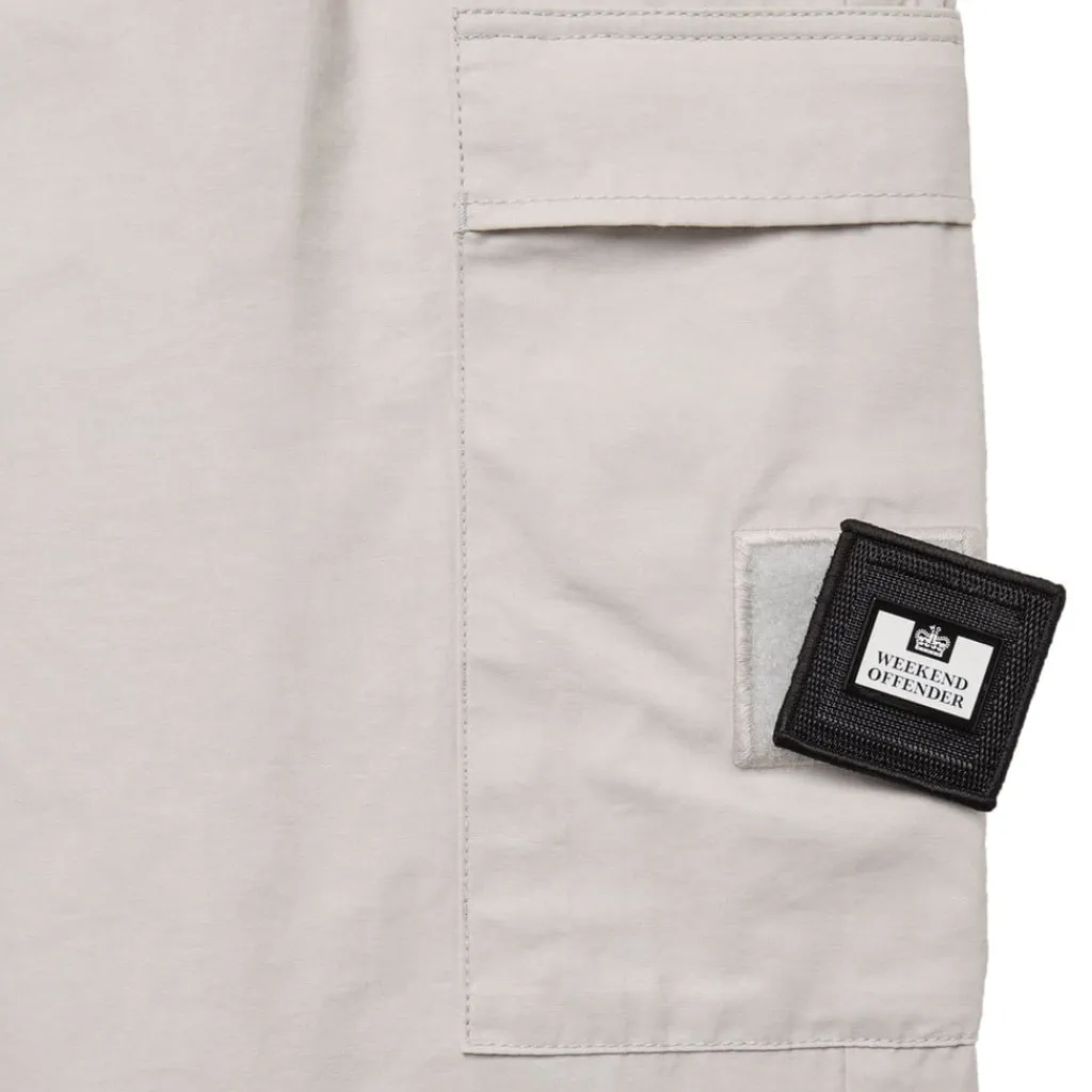 Trousers*Weekend Offender Hoshino Cargo Pants in Light Grey