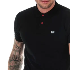 Polo Shirts*Weekend Offender Mens Barnum Polo Shirt in Black