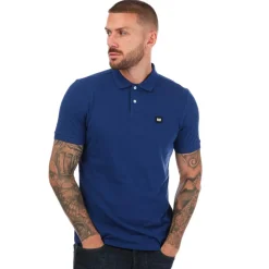Polo Shirts*Weekend Offender Mens Barnum Polo Shirt in Blue