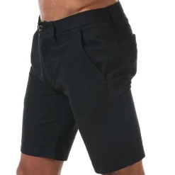 Shorts*Weekend Offender Mens Dillenger Cotton Twill Chino Shorts in Black
