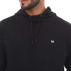 Sweatshirts*Weekend Offender Mens Justify Check Trim Hoody in Navy