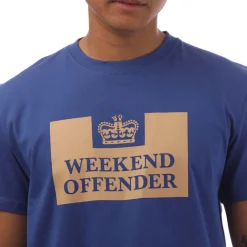 T-Shirts And Vests*Weekend Offender Mens McMoney T-Shirt in Royal Blue