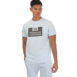 T-Shirts And Vests*Weekend Offender Mens McMoney T-Shirt in Sky Blue