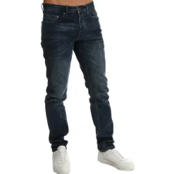 Jeans*Weekend Offender Mens Tapered Fit Jeans in Blue