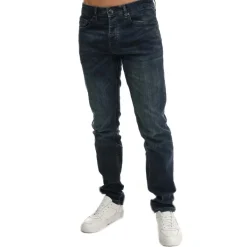 Jeans*Weekend Offender Mens Tapered Fit Jeans in Blue