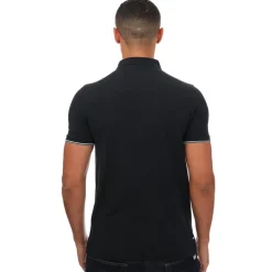 Polo Shirts*Weekend Offender Mens Teresina Check Trim Polo Shirt in Navy