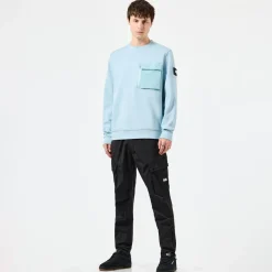 Sweatshirts*Weekend Offender Neve Crewneck Sweatshirt in Light Blue