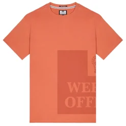 T-Shirts And Vests*Weekend Offender Ryan Large Tonal Prison T-Shirt in Orange