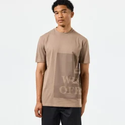 T-Shirts And Vests*Weekend Offender Ryan Large Tonal Prison T-Shirt in Brown