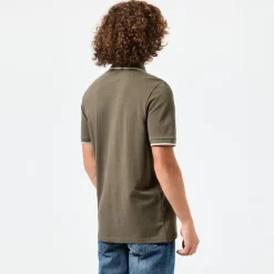 Polo Shirts*Weekend Offender Shore Zipped Polo Shirt in Green