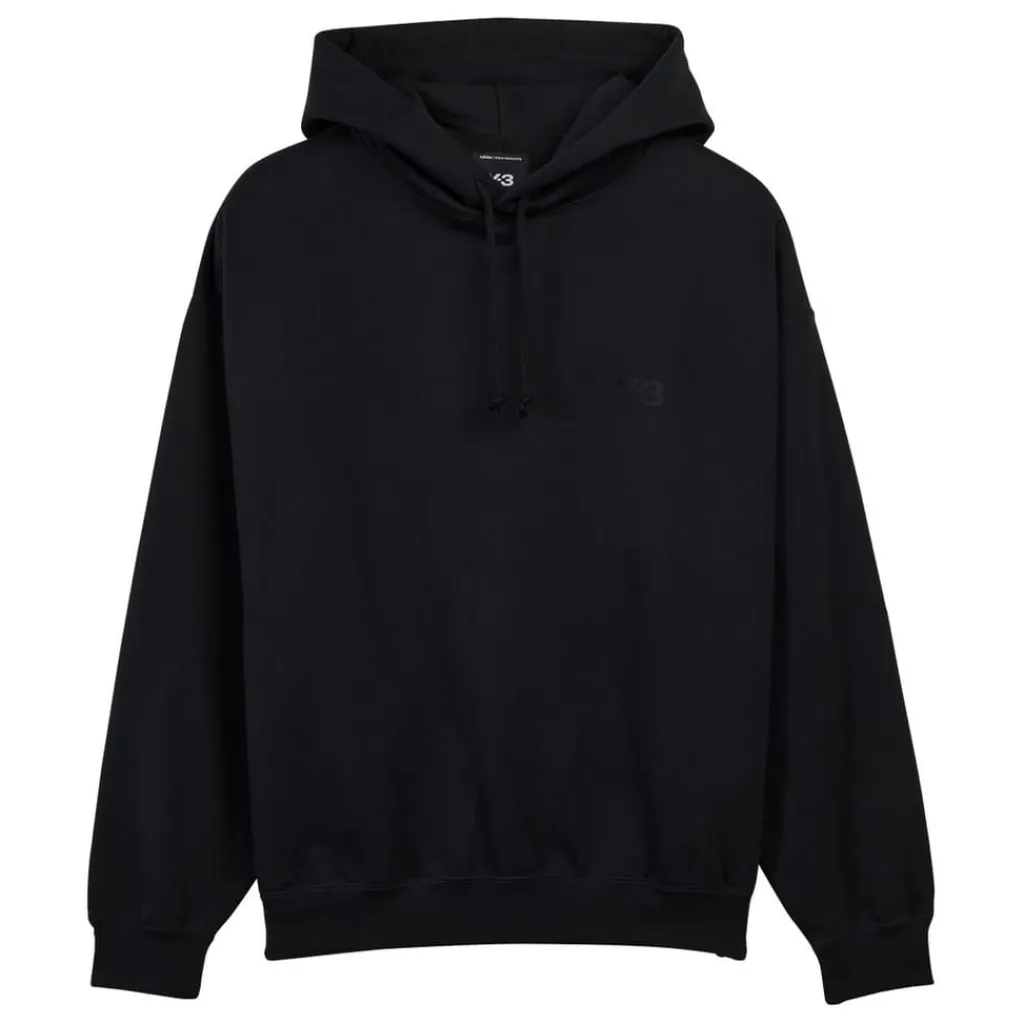 Sweatshirts|Hoodies*Y-3 Brushed Terry Hoodie in Black
