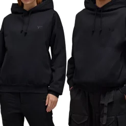 Sweatshirts|Hoodies*Y-3 Brushed Terry Hoodie in Black