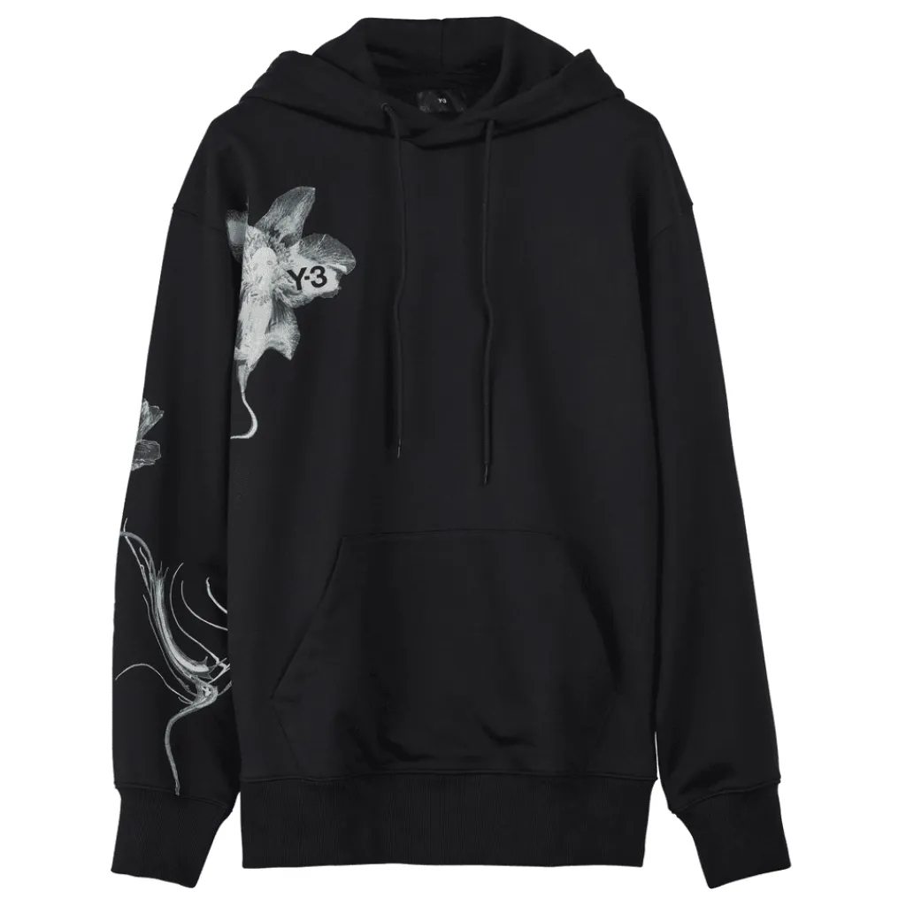 Sweatshirts*Y-3 Graphic French Terry Hoodie in Black