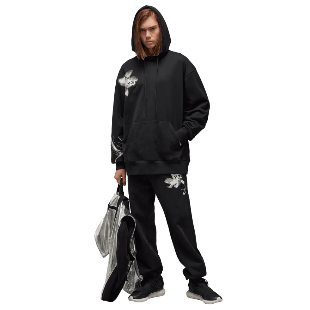Sweatshirts*Y-3 Graphic French Terry Hoodie in Black
