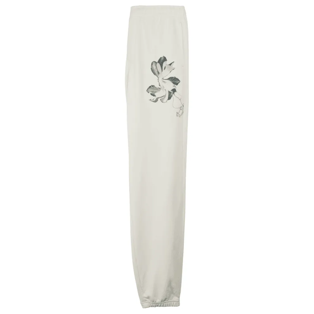 Trousers*Y-3 Graphic French Terry Joggers in Off White