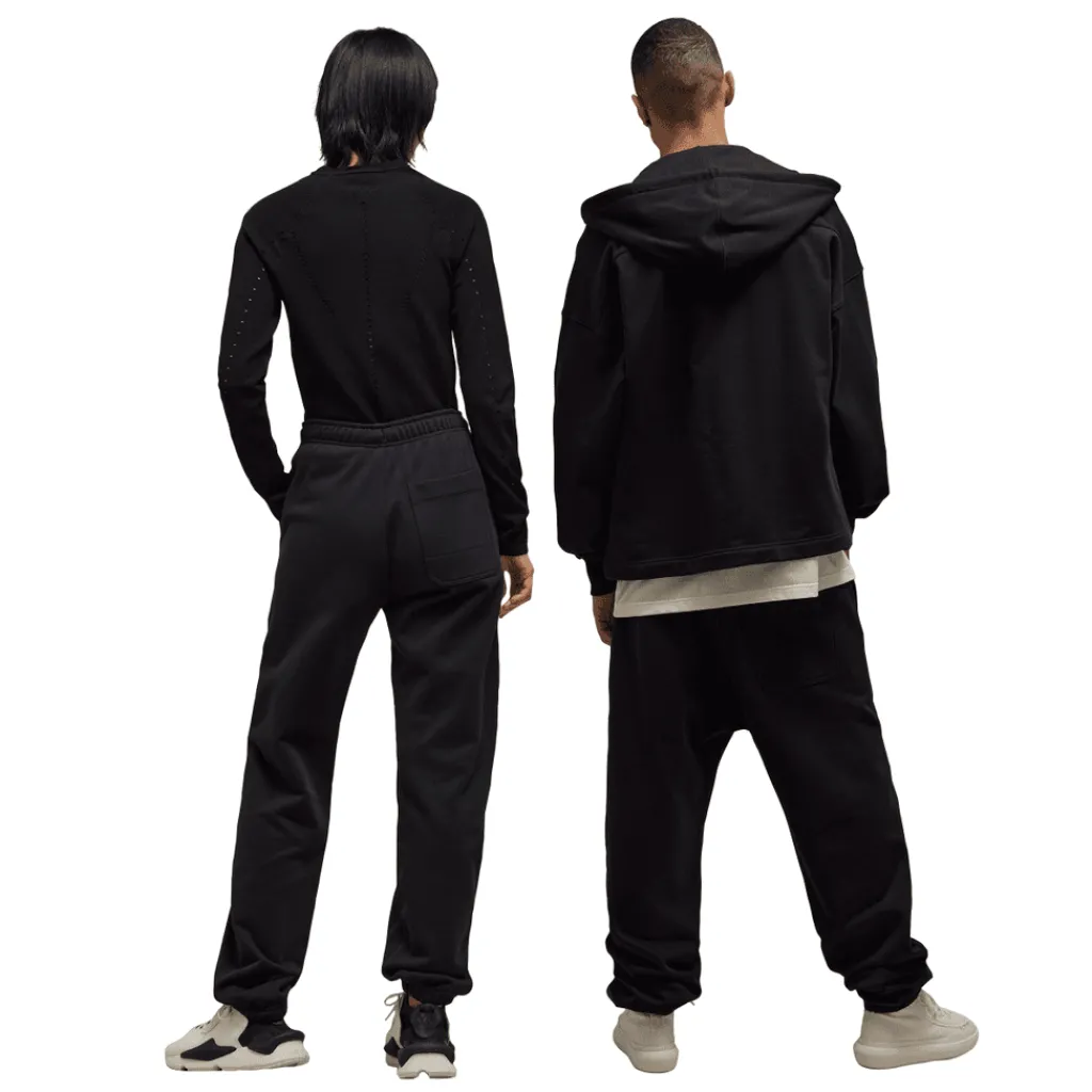 Trousers*Y-3 Graphic French Terry Joggers in Black