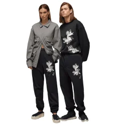 Trousers*Y-3 Graphic French Terry Joggers in Black