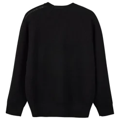Knitwear|Sweatshirts*Y-3 Logo Knit Crewneck Sweatshirt in Black