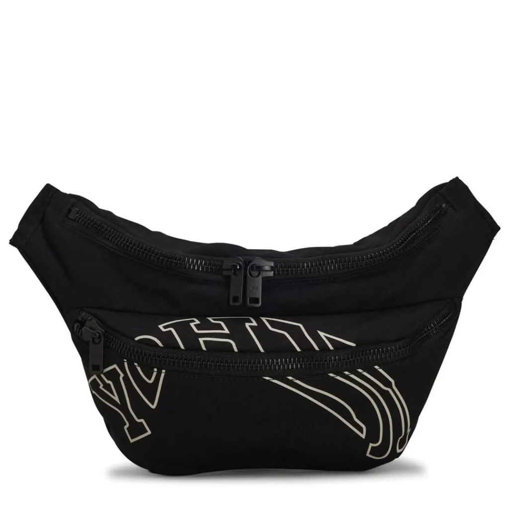 Bags*Y-3 Morphed Lettering Cross Body in Black