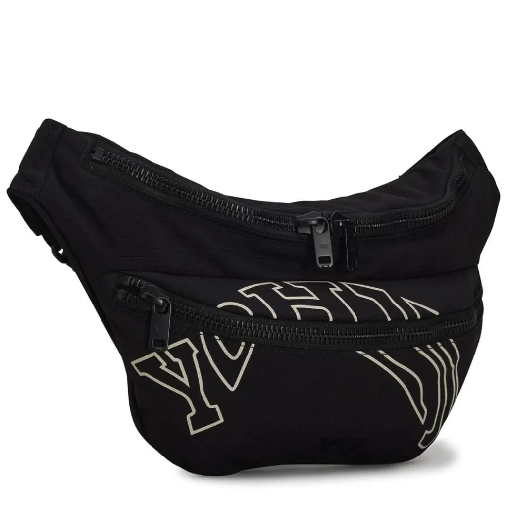 Bags*Y-3 Morphed Lettering Cross Body in Black