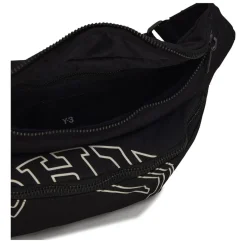 Bags*Y-3 Morphed Lettering Cross Body in Black