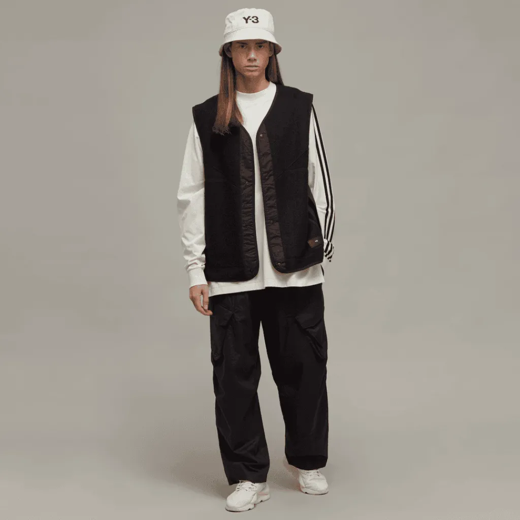 T-Shirts And Vests*Y-3 3-Stripes Long Sleeve T-Shirt in Off White